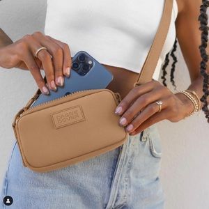 Dagne Dover Mara Phone Sling in Camel Brown
